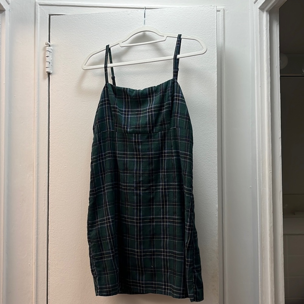 Plaid Mini Dress